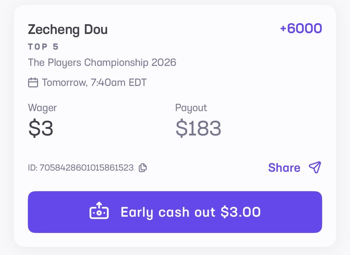 TheGompFather's tweet photo. @JazzrazBets Have him for T5, couldn’t stomach the outright. Saw him live at the Cog where he almost Aced 17 and hit a shot on 9 to mere inches. Irons are 🔥 right now. https://t.co/QNx6858B57