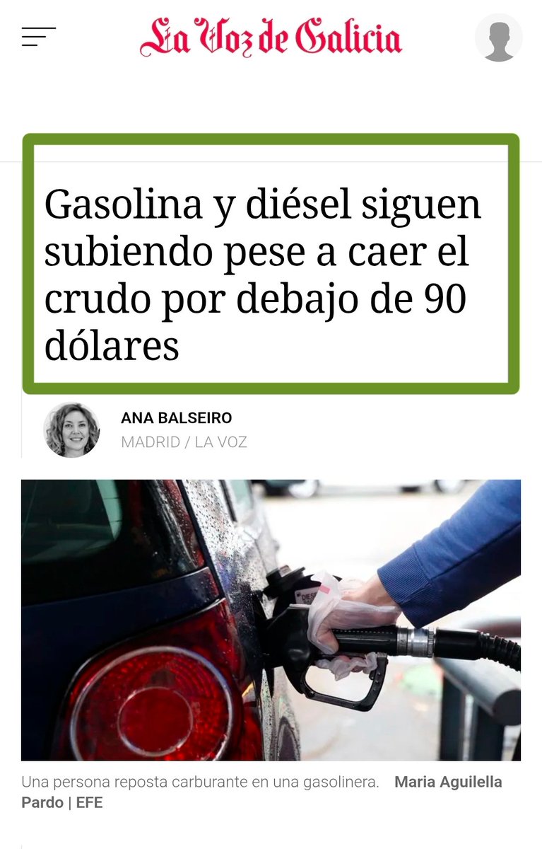 La mitad de España se cree que la gasolina sigue subiendo por culpa de Donald Trump, Abascal y Ayuso y la realidad es que estamos en manos de psicópatas.