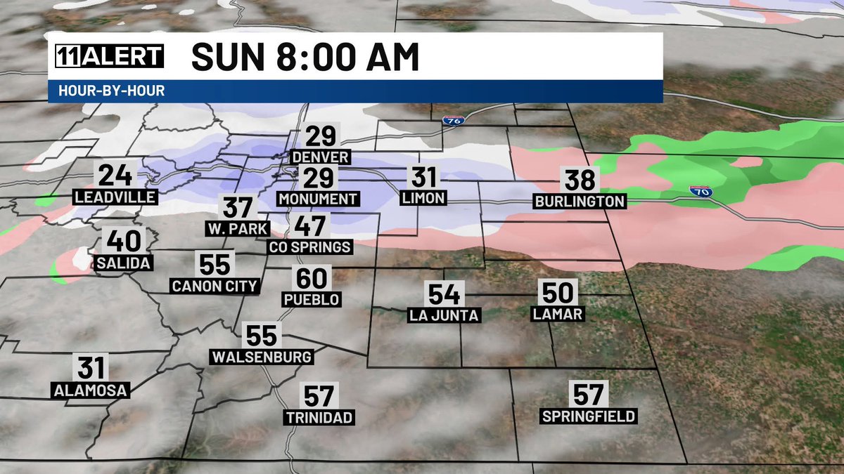 Still keeping an eye on a storm system that could drop snow for some on Sunday. Winds are looking strong too. Hopefully we can get a clearer picture in the next day or two, stay tuned!

kktv.com/weather