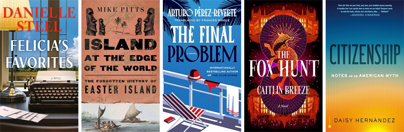 BHPLibrarian's tweet photo. This week the Berkeley Heights Free Public Library has eight new books.  New items include Felicia's Favorites, Island at the Edge of the World, The Final Problem, The Fox Hunt, Citizenship, The Briars, and The Ordinary and Extraordinary Auden Greene. https://t.co/kWFlJTQDhe https://t.co/aIFU5jqHjw