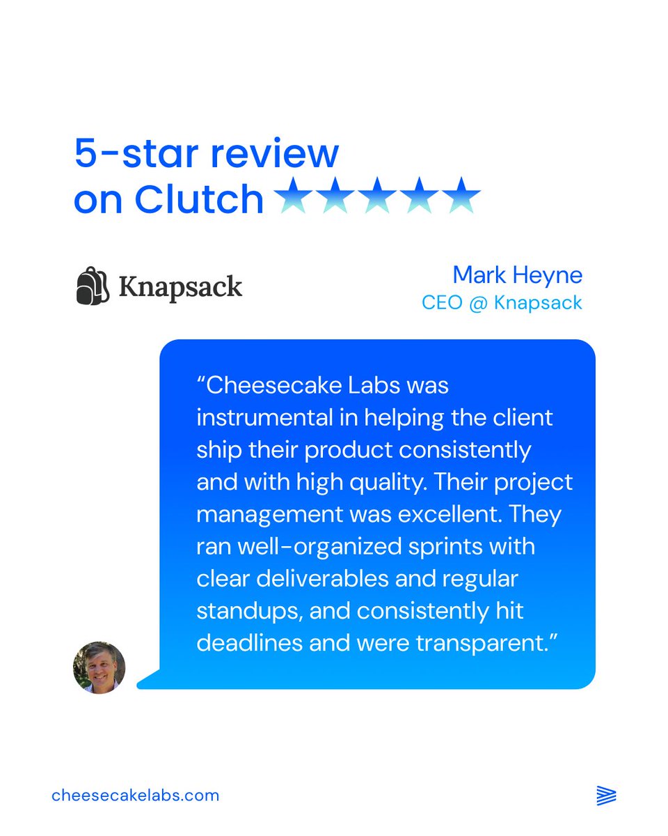 Cheesecake Labs | AI Software Development tweet media