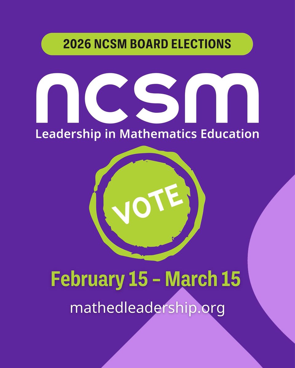 NCSM: Leadership in Mathematics Education tweet media