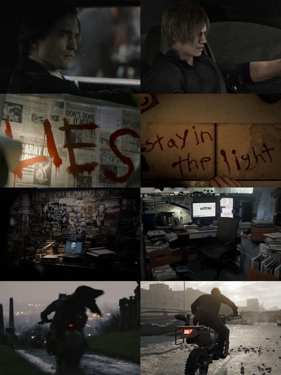 nightswayness's tweet photo. The Batman (2022) / Resident Evil Requiem (2026) https://t.co/cR721lwgzw