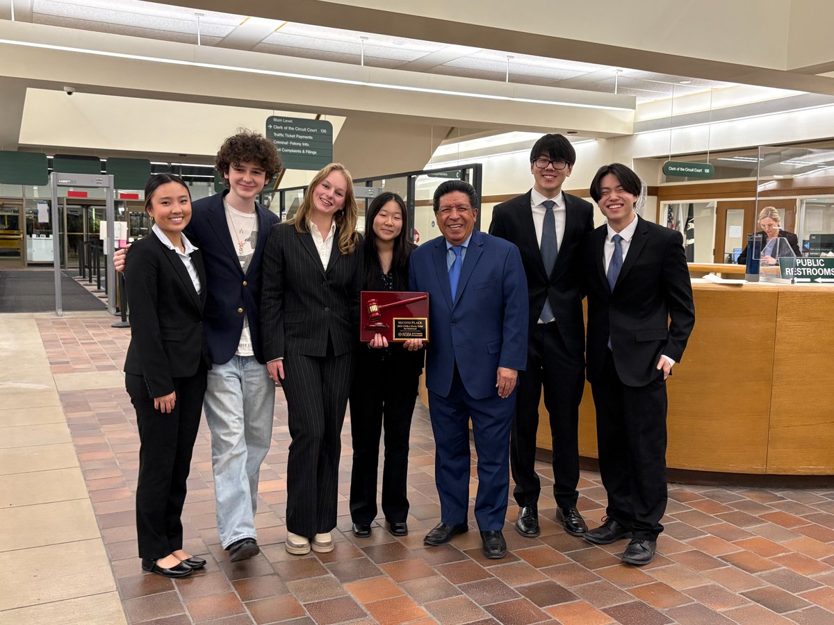 ILNSBA's tweet photo. Highlights from NSBA’s 12th Annual High School Mock Trial Invitational! 
On March 3, 2026, students gathered at the Skokie Courthouse to gain real courtroom experience. 
Thank you to our volunteers and supporters! 
Photos: https://t.co/Bvxk9lv8IO 
#NSBA #MockTrial https://t.co/lFzJYOLlBw