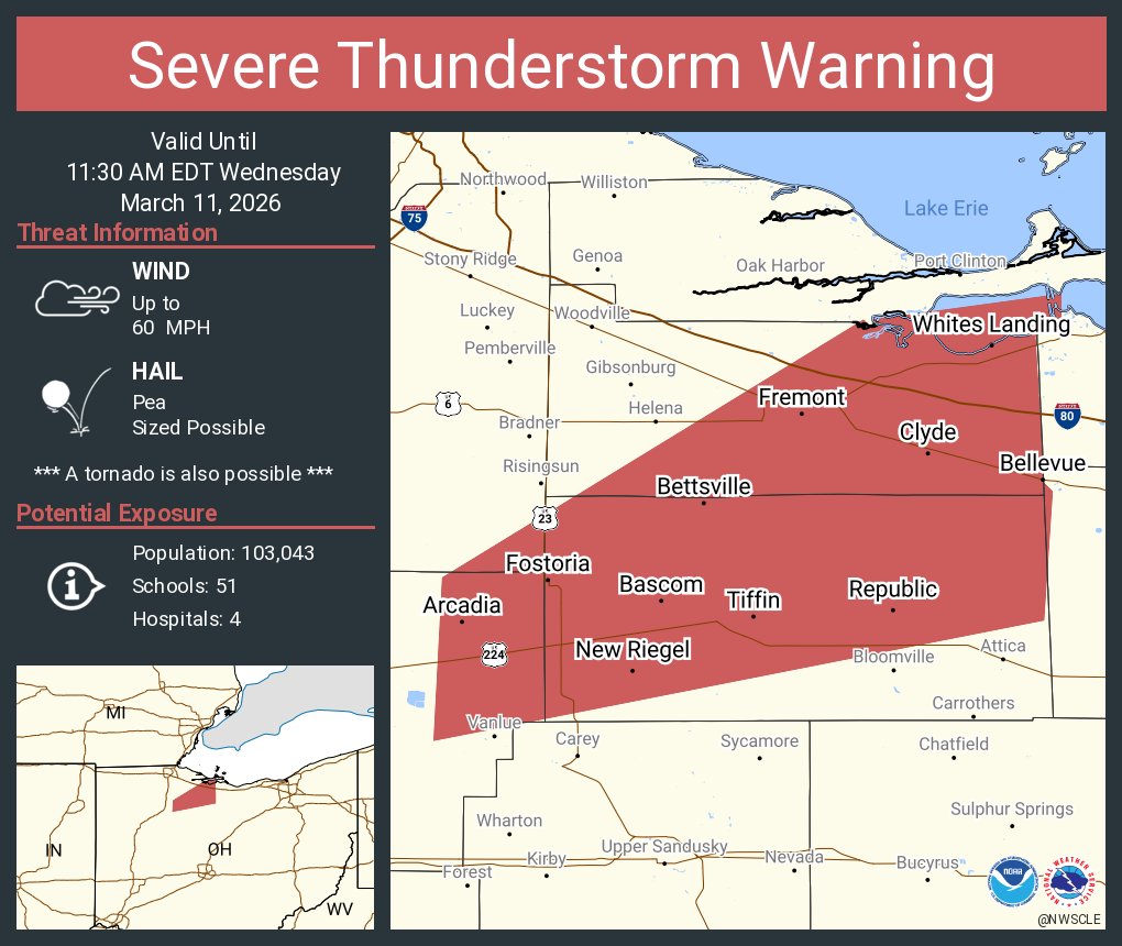 NWS Cleveland tweet media