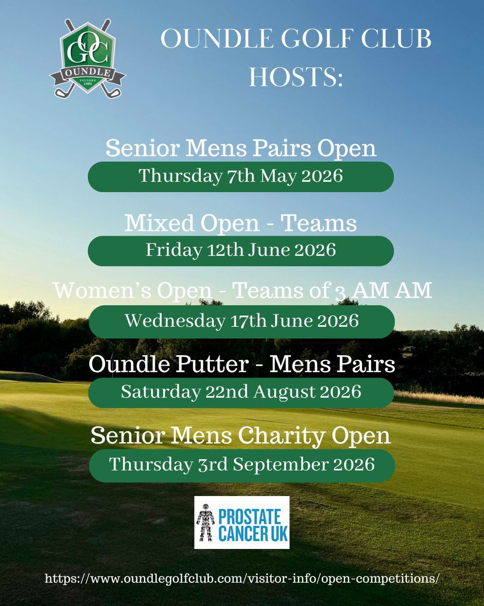 Oundle Golf Club tweet media