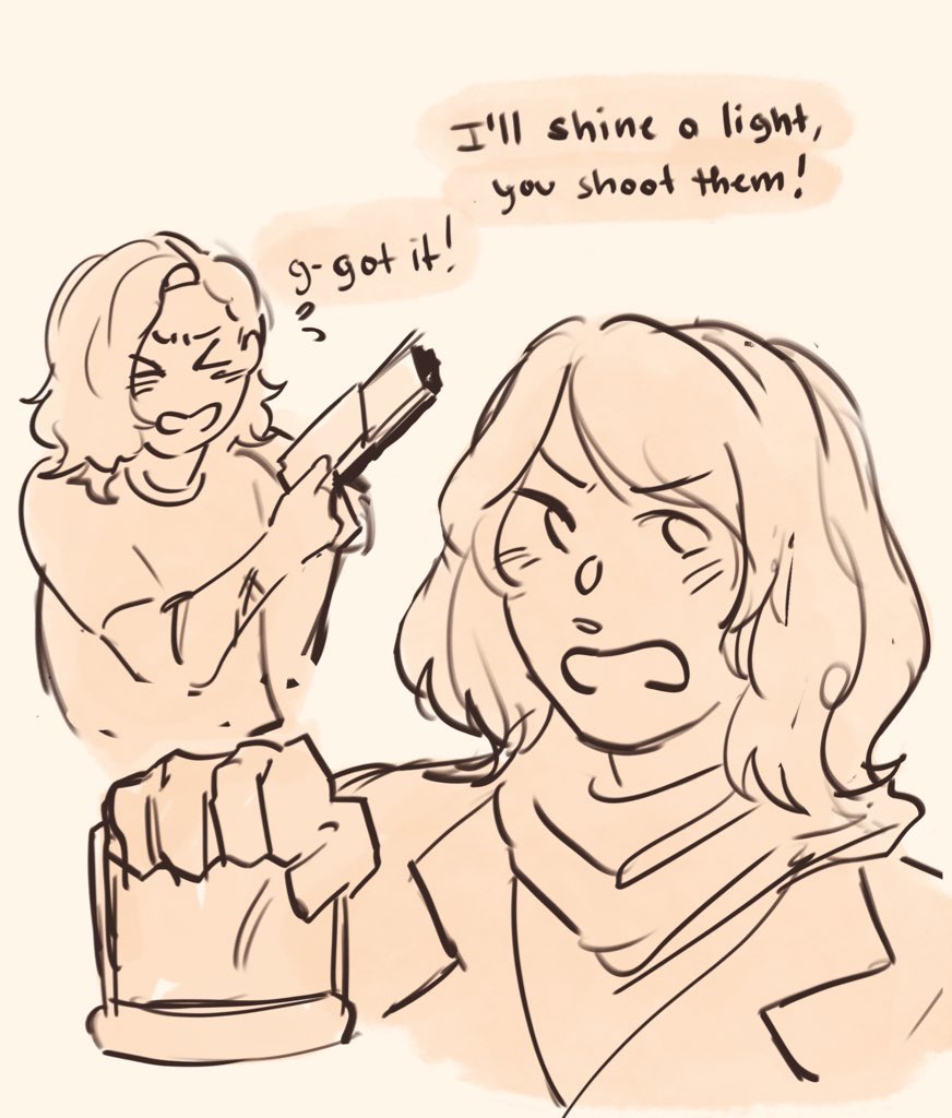 Ketchhupash's tweet photo. Ok they were actually really fun to think about #RE9 #gracely https://t.co/vmKoVfkozw