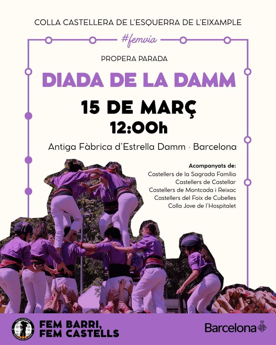 Colla Castellera de l’Esquerra de l'Eixample tweet media