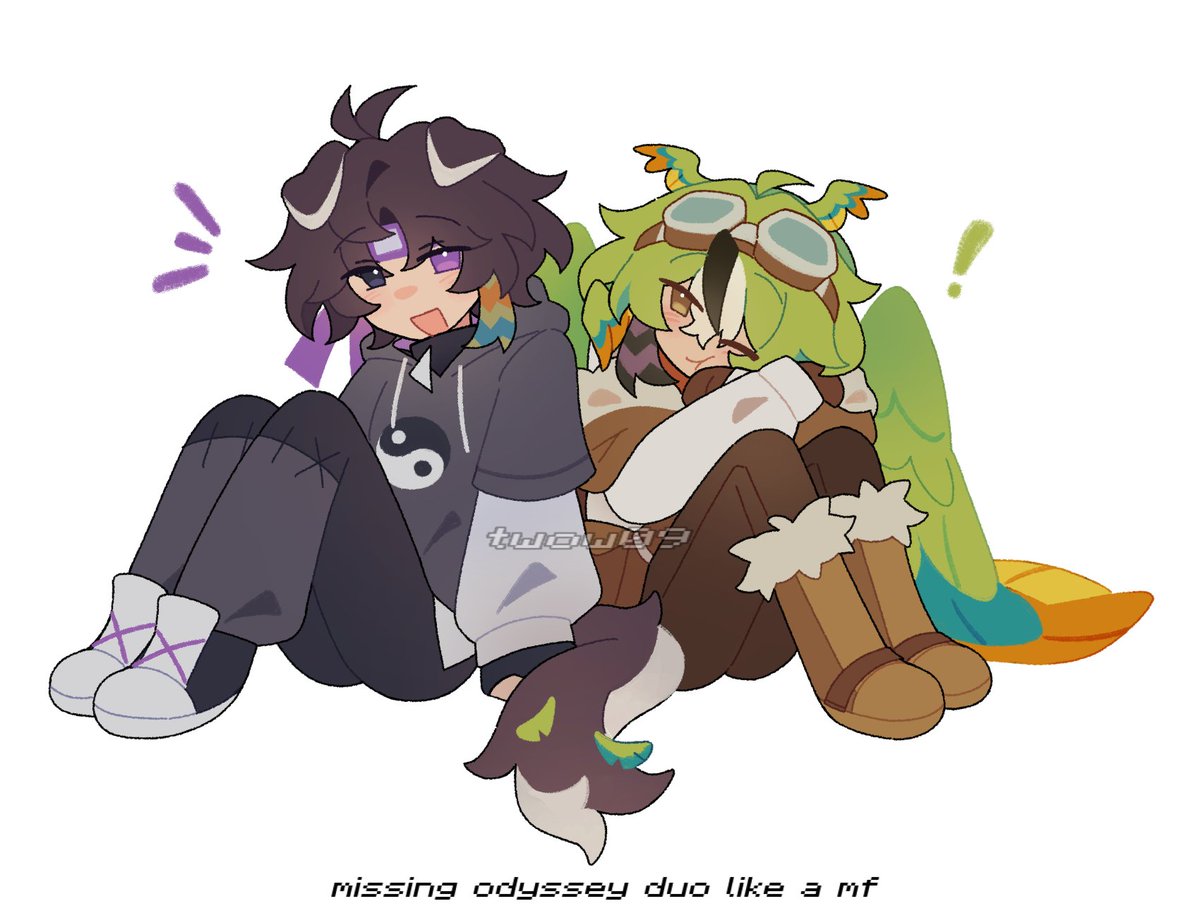 twow09's tweet photo. #wifiesfanart #parrotx2fanart #odysseyduo https://t.co/ceGVNOjpDG