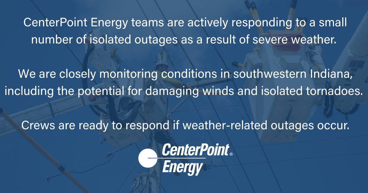 CenterPoint Energy - Indiana tweet media