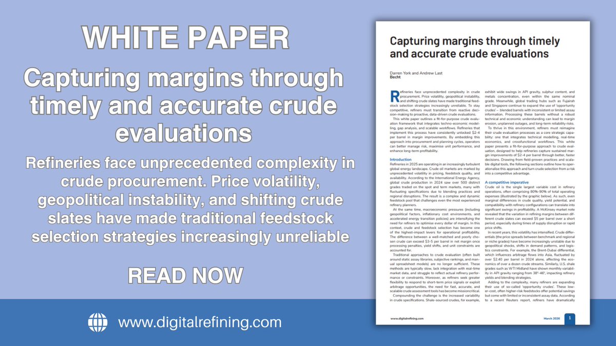 Digital Refining tweet media