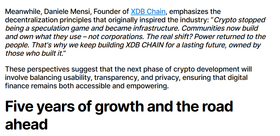 XDB CHAIN tweet media