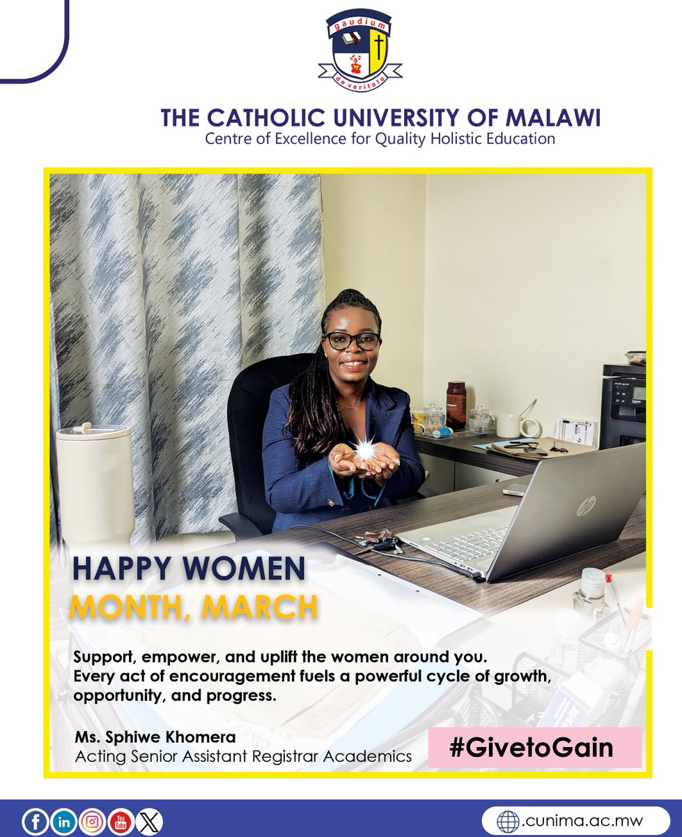 The Catholic University of Malawi tweet media
