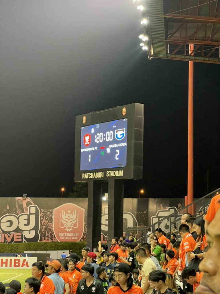 TheDragonianFC's tweet photo. Full time Extra time : เราทำไม่ได้
Ratchaburi 1-2 Gamba Osaka
#RatchaburiFC #ACLTwo #RBFCvGAMBA #RatchaburiDay https://t.co/dz5mnNbOfk