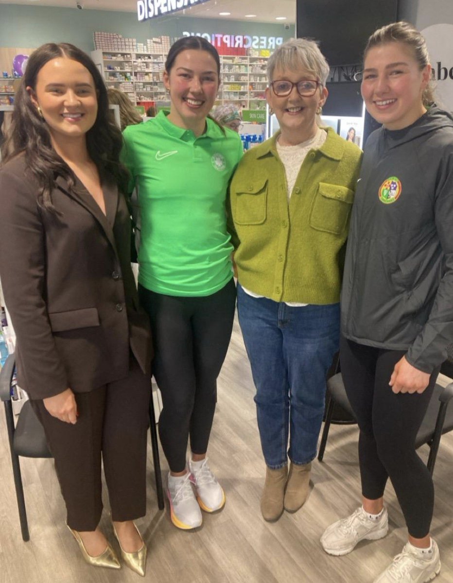 RoscommonPeople's tweet image. Garvey’s Pharmacy marked International Women’s Day alongside Women in Sport Week with a special celebration featuring leading women from sport, business and beauty — including guests of honour Aoife and Lisa O’Rourke 
#InternationalWomensDay #WomenInSportWeek #SupportLocal