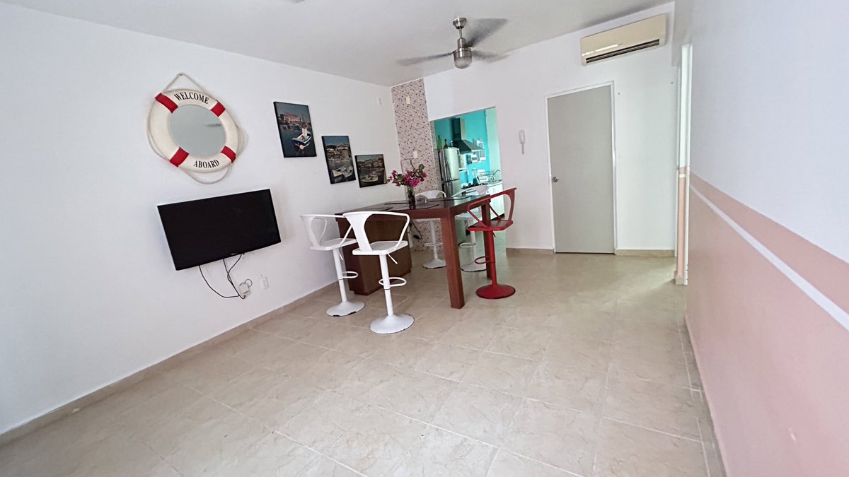 RealEstateqroo's tweet photo. Departamento en renta, planta baja, amueblado y equipado en Playa del Carmen! Qué esperas contáctame 9842331292 https://t.co/j5BP099rsD