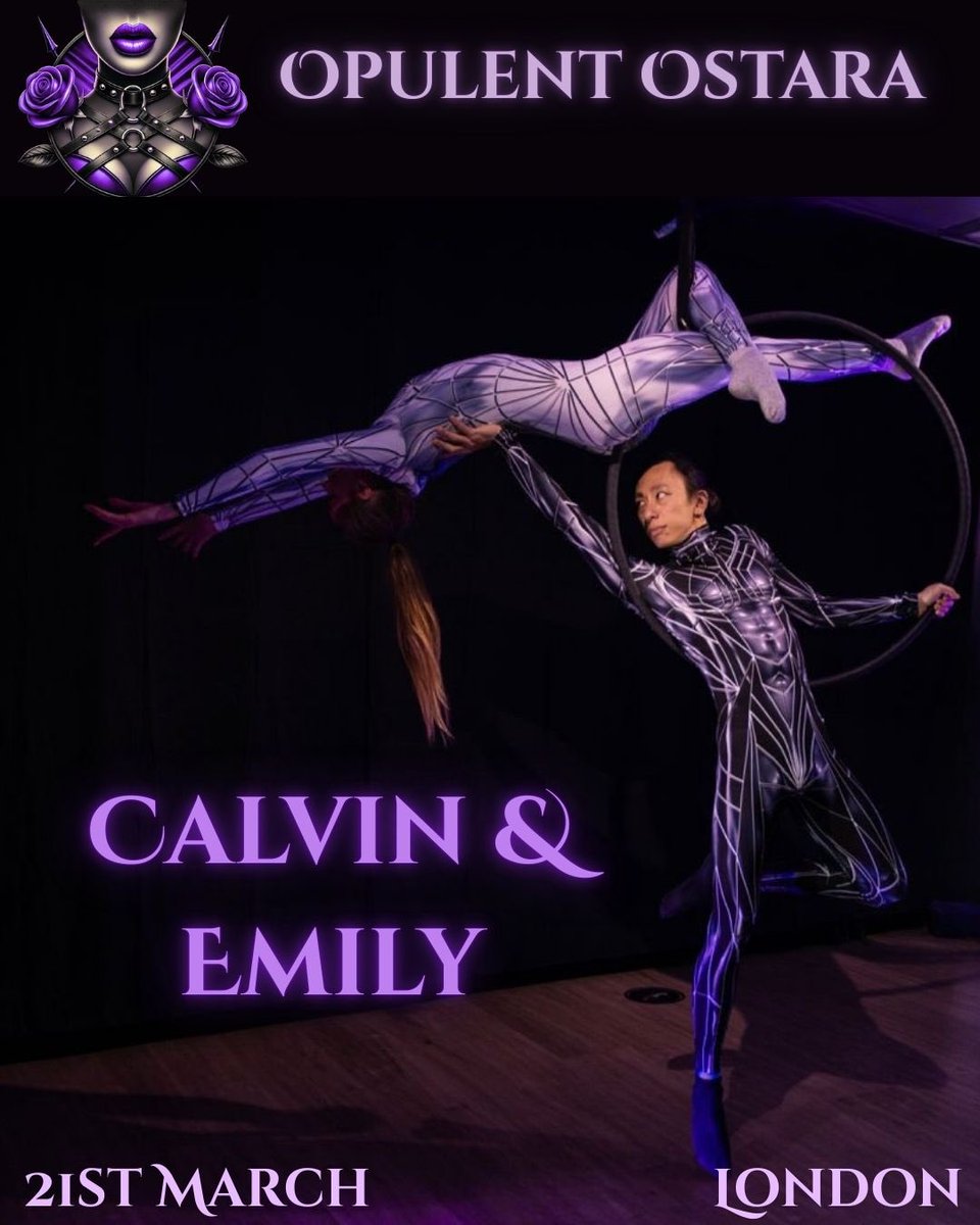 DuRoseEvents's tweet photo. ✨🌸A Ritual in Motion 🌸✨

On 21st March we are honoured to introduce a breathtaking new aerial performer duo: Calvin &amp; Emily.

This is not merely performance. It is invocation. It is rebirth. It is Opulent Ostara.

Step into the ritual.

https://t.co/5tocOsOe7f https://t.co/ApYiPaCF2O