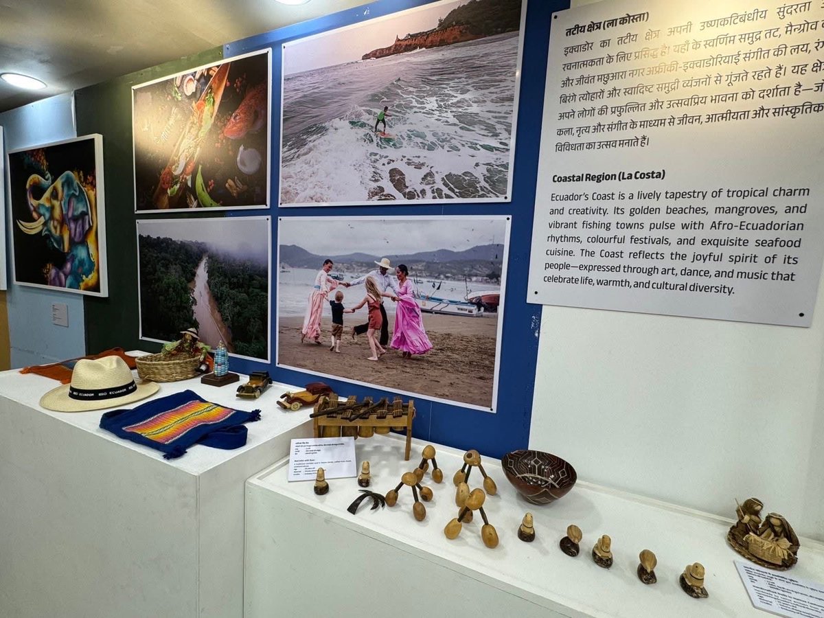 Embajada Ecuador India tweet media