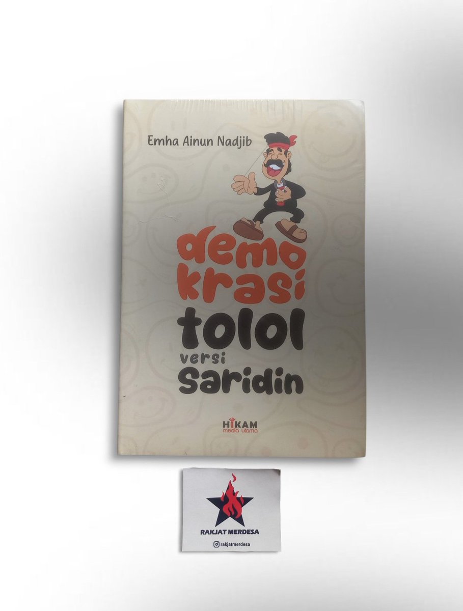 Tolol Versi Saridin
Karya Emha Ainun Nadjib

Original
New/segel
Harga Rp66.000

Order: DM atau klik link WA dibawah
Wa.me/6282240390415

#rakjatmerdesa #CakNun #mbahnun #emhainunnadjib