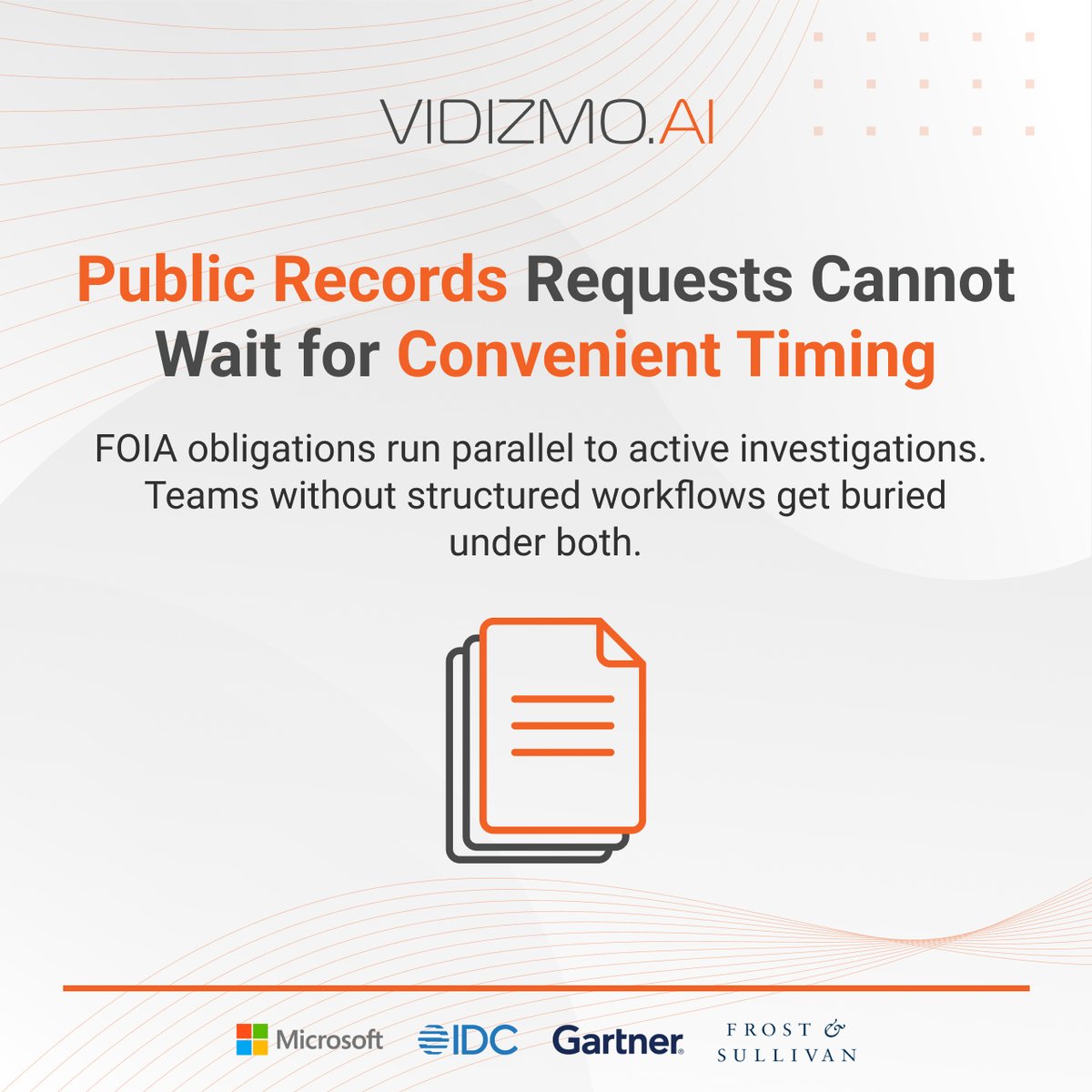 VIDIZMO Digital Evidence Management System helps agencies fulfill public records and FOIA requests efficiently through AI-assisted redaction and access-controlled workflows, separating disclosure obligations from ongoing investigative operations without disrupting either.

Learn