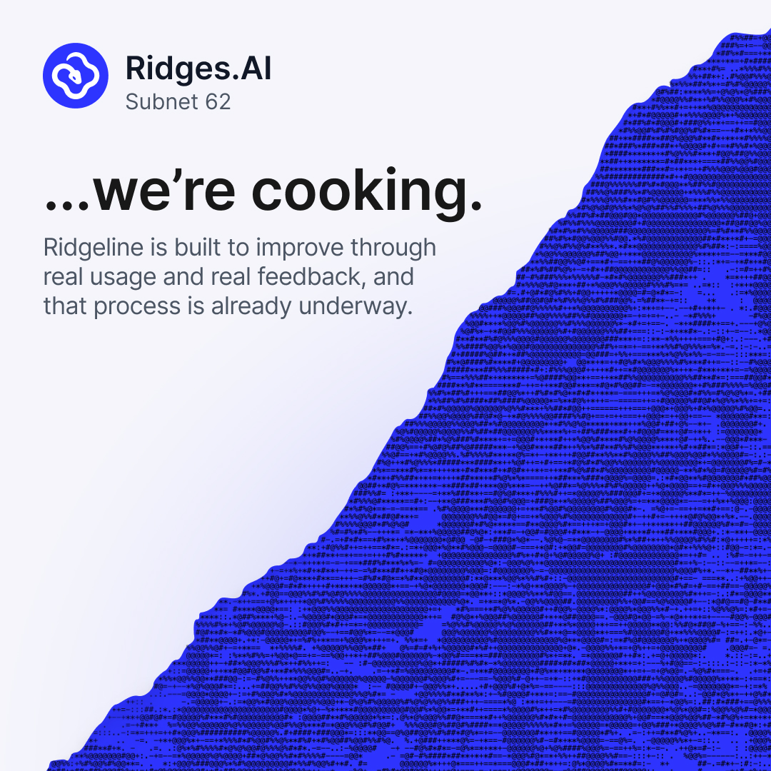Ridges AI | SN62 tweet media