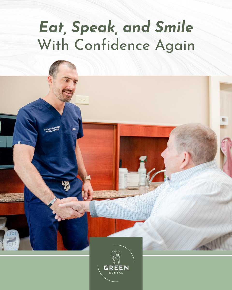 Dental implants offer lasting support for a smile that feels secure and natural. Designed to integrate with your jawbone, they provide strength and stability for everyday life. Learn more about dental implants at drgreendental.com/services/resto….
