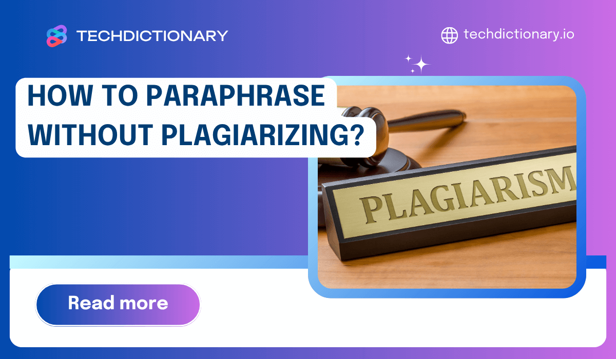 TechDictionaryy's tweet photo. Have you ever wanted to use someone else's idea without getting in trouble for copying it?

That’s where paraphrasing comes in. When done right, it lets you share those insights in your own words an...

👉 View more: https://t.co/3xcRTOocGP

#ArtificialIntelligence #Blogs https://t.co/NTqZJbLOJn