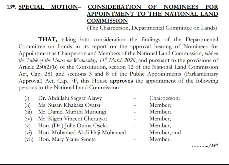 National Assembly KE tweet media