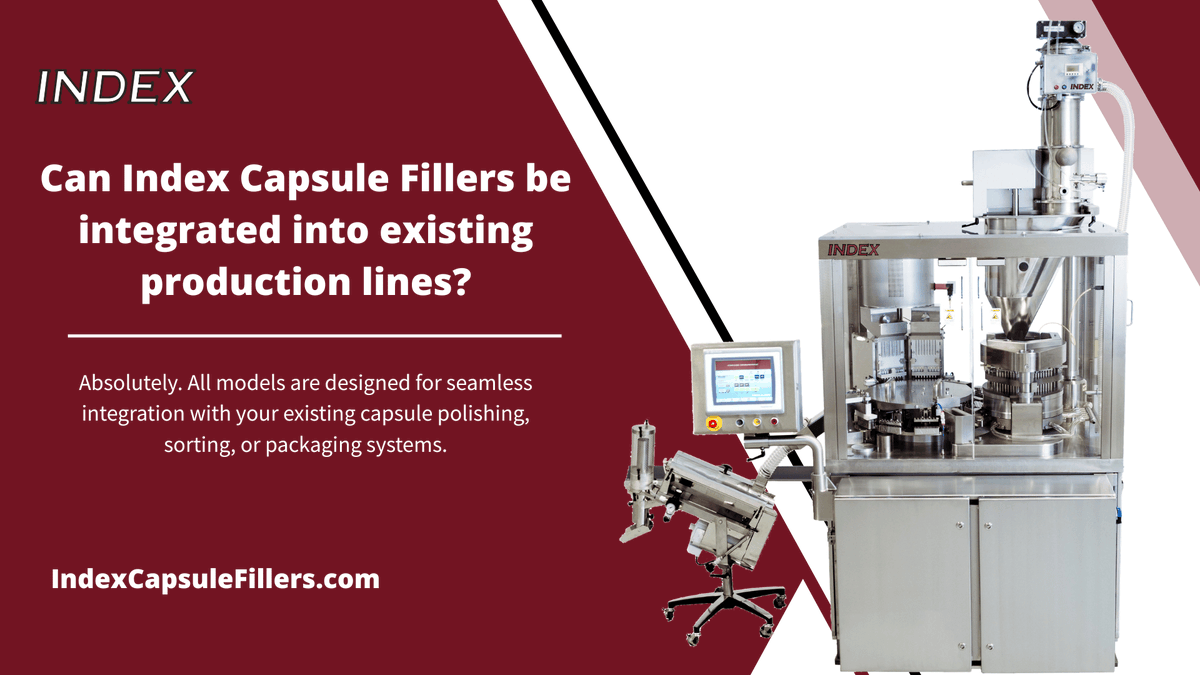 IndexCapFillers's tweet photo. Can Index Capsule Fillers integrate into existing production lines?

Yes—our systems are built for seamless integration with polishing, sorting, and packaging equipment.

Learn more:
https://t.co/fScS31EZAy

#CapsuleFilling #Manufacturing https://t.co/Uj8Oh7gllX
