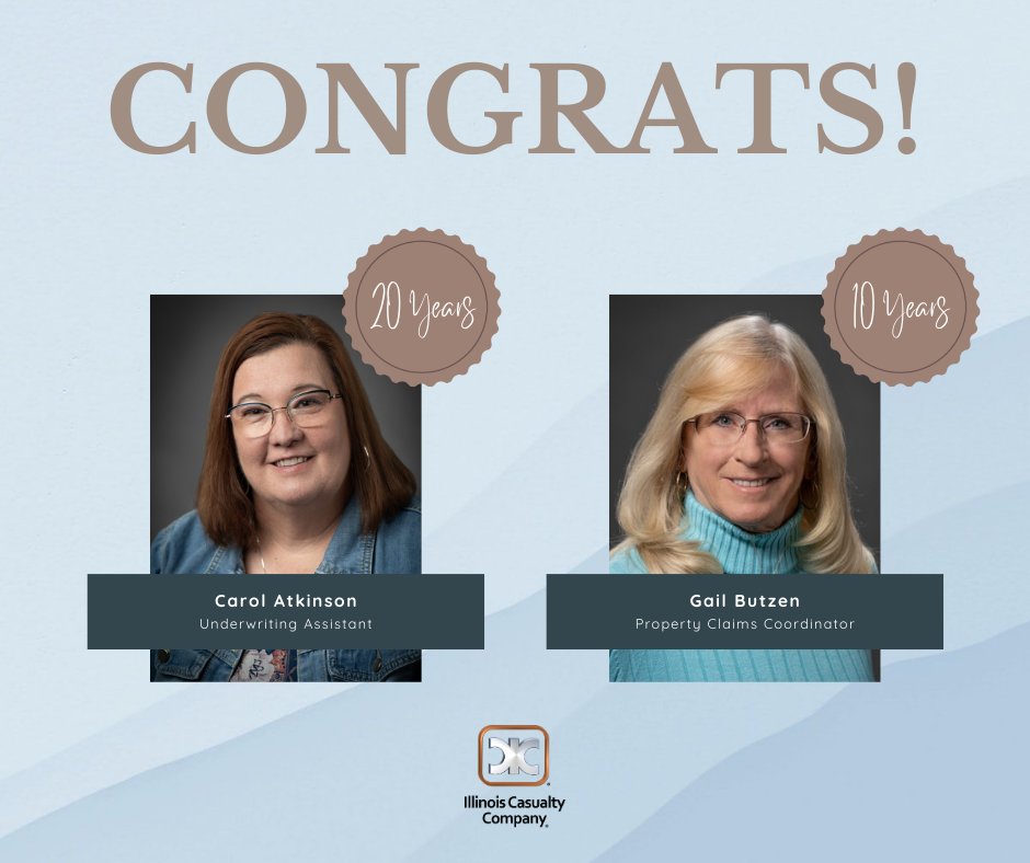 👏 Congratulations to last month's milestone achievers!
Thank you for your commitment and the impact you make—here’s to many more years of growth! 💙✨ 
#ICCInsurance #ItsWhoWeAre