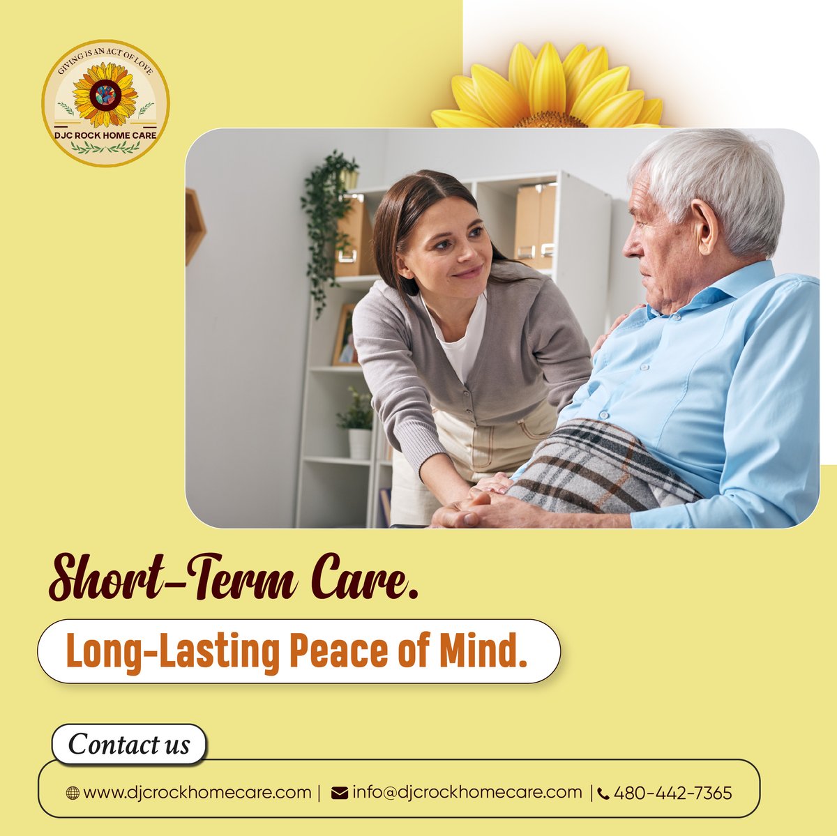 DJC_RockHomCare's tweet photo. Life can shift quickly — surgery, illness, or unexpected changes. DJC Rock Home Care offers flexible in-home support tailored to your family’s immediate needs. We’re here when timing matters most.

📞 480-442-7365
🌐 https://t.co/ExrtR4Q49F

#DJCRockHomeCare #TemporaryCareAZ https://t.co/eRH8Cp6mgw