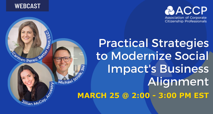 Association of Corporate Citizenship Professionals tweet media