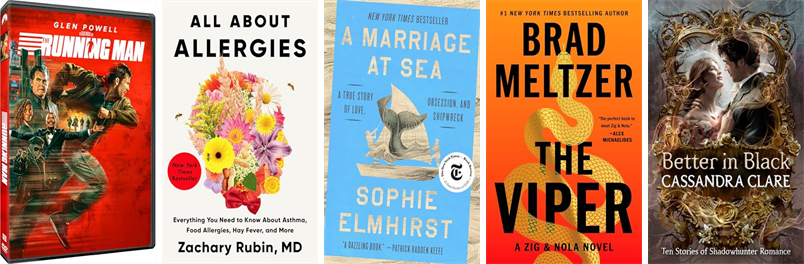 GriffinFreePL's tweet photo. This week the Griffin Free Public Library has sixteen new books and one new movie. https://t.co/FNpL7LkeRr https://t.co/PEpobz1imp
