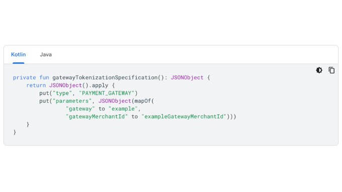 Google Pay Developers tweet media