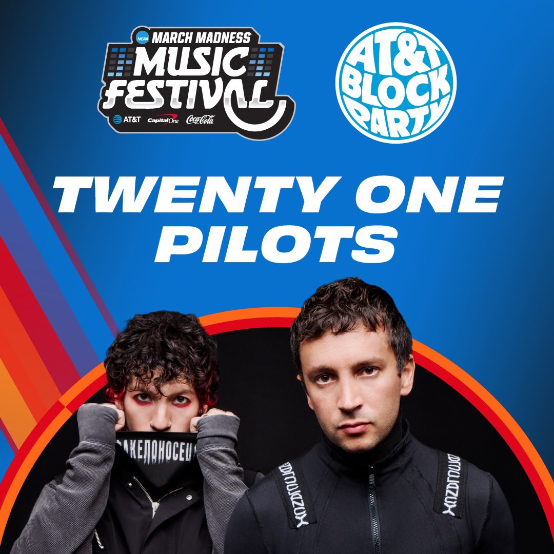 clikkiescrave's tweet photo. 🚨| @twentyonepilots has been announced as this year’s March Madness Music Festival headliner on April 3 in Indianapolis !! 

the event is free to attend and will also be streamed on the NCAA website !! https://t.co/5IKz8njSVU
