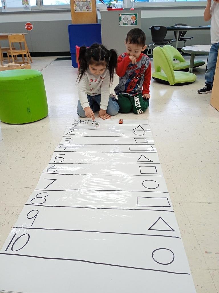 WashingtonD50's tweet photo. Students in Ms. Tessa and Ms. Jenny's classes were expanding their math and literacy skills while incorporating new creative ways of rolling toys for our Wheel study. 🚗🧶 #WICOR #AVID #Wheels #TheWashingtonWay #LearningThroughPlay https://t.co/Mwq82ksnOq