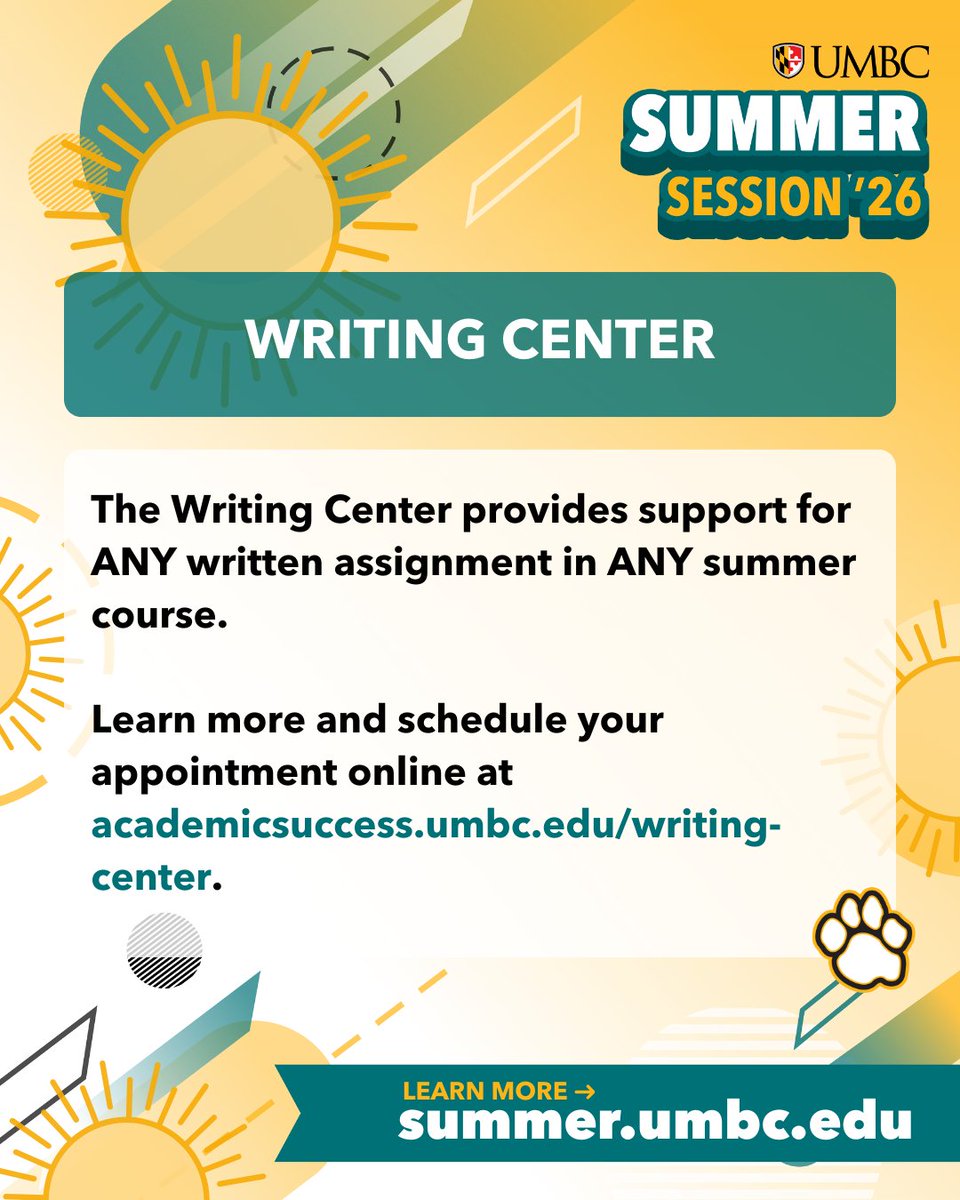 UMBC Summer & Winter Session tweet media