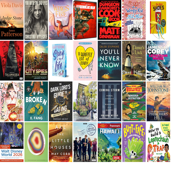 TPMLibrary's tweet photo. This week the Tye Preston Memorial Library has 624 new books and four new movies.  New items include Judge Stone, You with the Sad Eyes, The Hybrid Prince, The Running Man, The Dungeon Anarchist's Cookbook, Hot Mess, How to Tie Your Shoes, and Talamasca. https://t.co/pRpq4e8nWg https://t.co/jyAxb51LQr