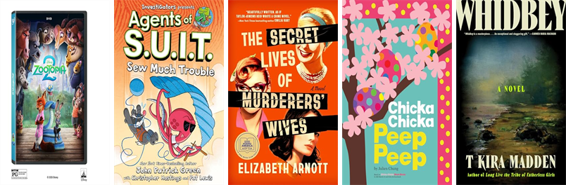 ewmlct's tweet photo. This week the Edith Wheeler Memorial Library, Monroe has 42 new books and one new movie.  New items include Zootopia 2, Agents of S.U.I.T., The Secret Lives of Murderers' Wives, Chicka Chicka Peep Peep, Whidbey, Isles of the Emberdark, and One &amp; Only. https://t.co/ZbEbiLs3Of https://t.co/HKL8FT9k95