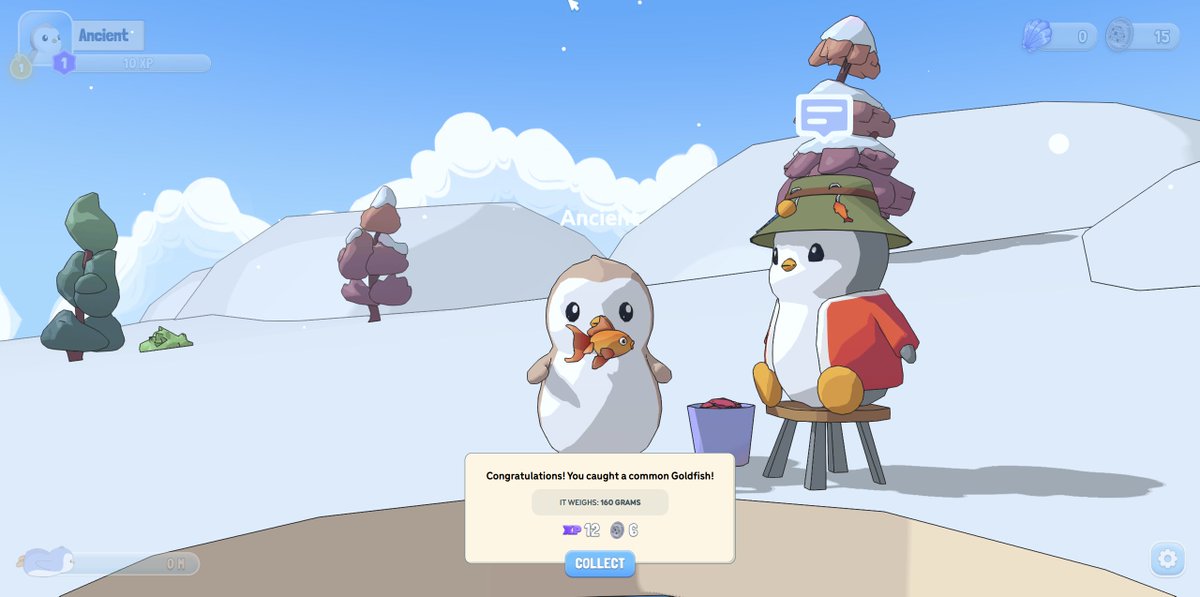 ancienthumansol's tweet photo. First fish on Pudgy World 😂

Who's online? https://t.co/URW25qu5Dy