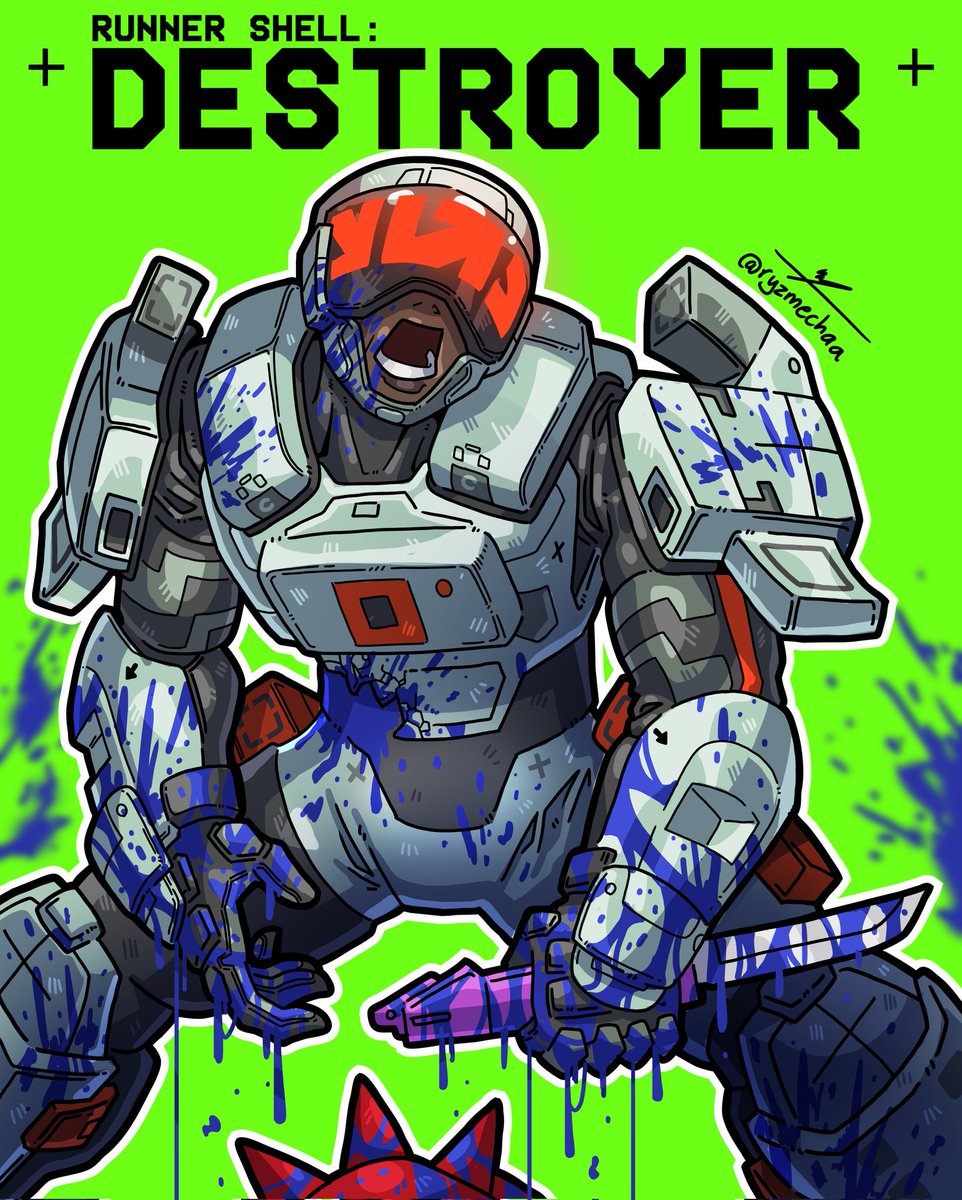 [ Marathon : Destroyer ]
Out of ammo but not out of option. Knife is the solution🔪

#marathon #fanart #fanartbyryz