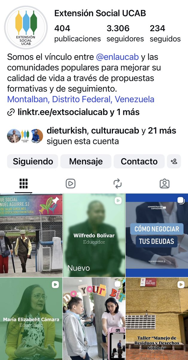 Extensión Social UCAB tweet media