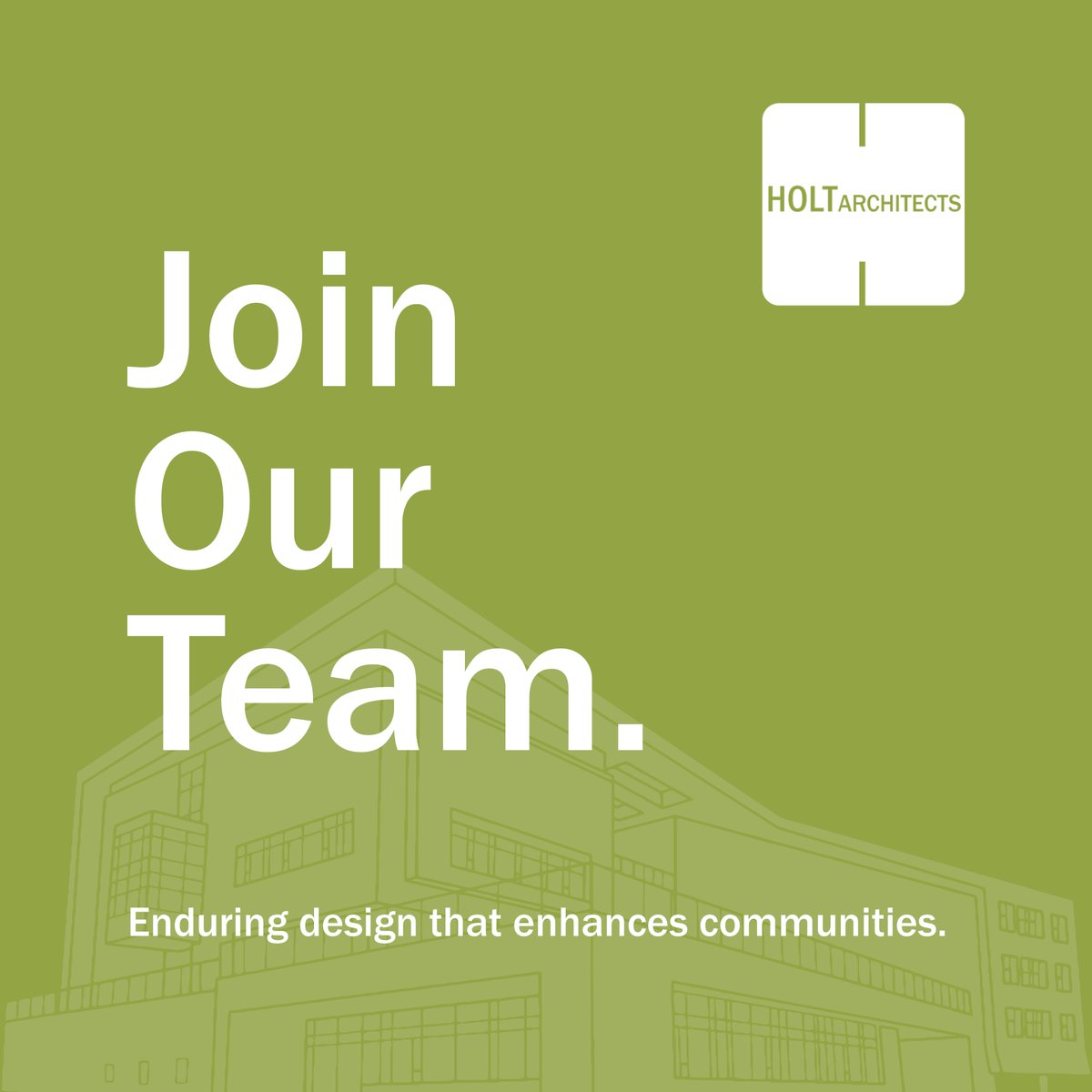 holt_architects's tweet photo. HOLT Architects is growing, and we’re looking for talented, collaborative design professionals to join our team! Link In Bio. #ArchitectureJobs #NowHiring #ArchitecturalDesigner #ProjectManager #DesignCareers #Architecture https://t.co/sLdBLUVPO9