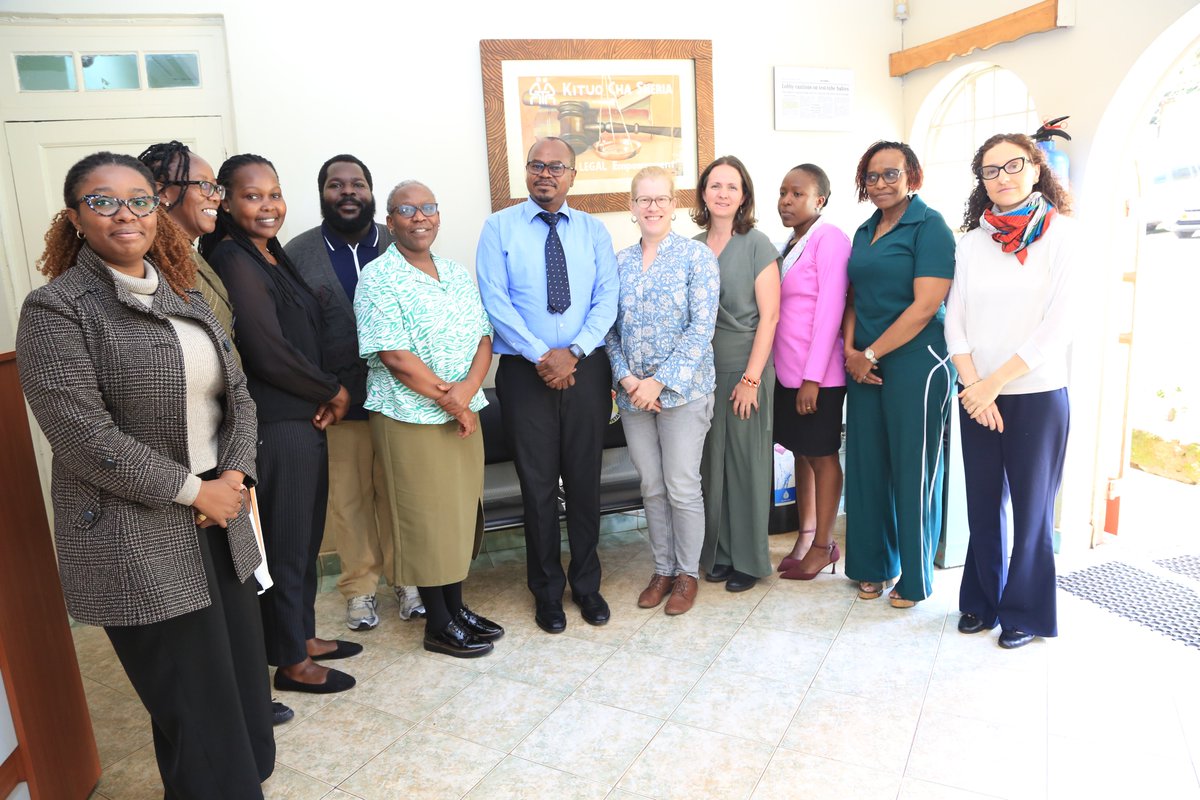 KituoSheria's tweet image. Kituo, led by our ED @EWKituku , today received a delegation from the @giz_gmbh Civil Peace Service (CPS) team led by  Sophie Schmitt. The visit provided an opportunity to exchange updates on program support, and reflect on progress made.

#AccessToJustice #LegalEmpowerment