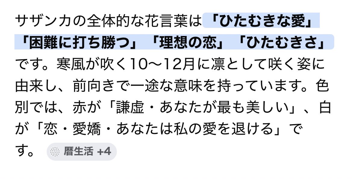 そういえば凪のSSRサザンカですけど、雪風の好きな花もサザンカなんですよね🙂‍↕️
さてどういう意味で捉えたらいいんですかねオタクは...