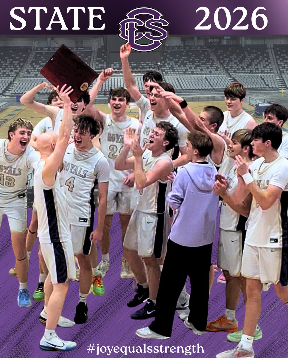 ccsroyalsbball's tweet photo. ROYAL NATION….It…is…GAME…DAY!!!!!!!!!

🟣 State Quarterfinals
🟣 vs. #1 Millwood
🟣 OG&amp;E Colosseum
🟣 6:00 
🟣 https://t.co/Z4DLU7s6pK https://t.co/Ld5L3wV8km