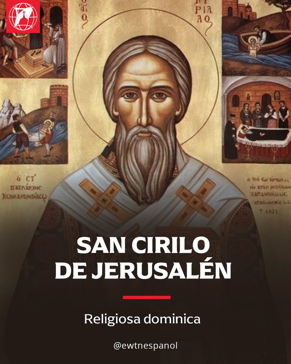 18 DE MARZO | Cirilo nació cerca de Jerusalén en el año 315, hijo de padres cristianos de quienes recibió muy buena educación.
Se conocen muy bien sus veintitrés lecturas catequéticas, contienen instrucciones sobre los principales temas de la fe cristiana y su práctica en una
