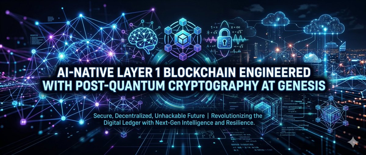 Any chain that has ai integrated at the protocol level?
None,

Wait...
I think <a href="/QoreChain/">QoreChain</a> has that, 
Testnet is live 🔥 

Join now 
dashboard.qorechain.io/referral?code=…