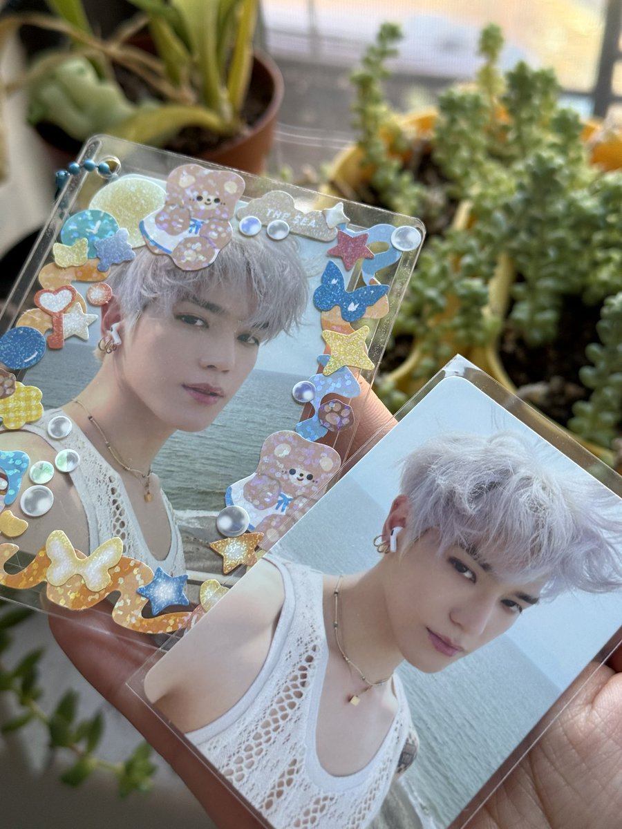 oceanside silver haired taeyong you will always be iconic (took me 1.5 years to complete the duo set)