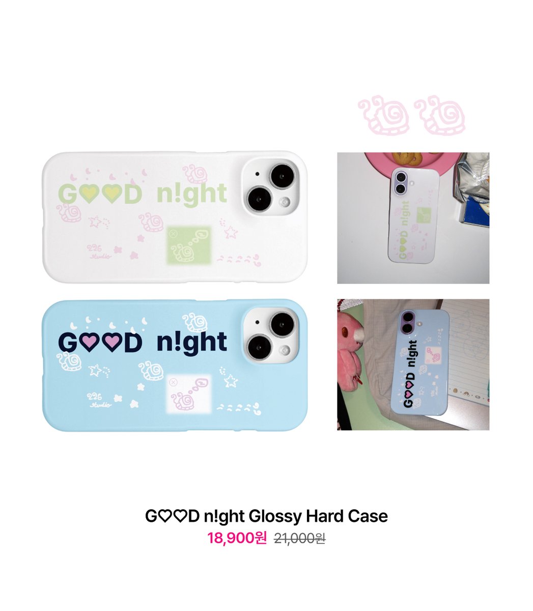 zangsemo's tweet photo. 굿나잇 하드유광 폰케이스
G♡♡D n!ght Glossy Hard Case

*화이트 *블루 🌜🐌

#RT+좋아요 추첨
한 분께 케이스 보내드려요 https://t.co/bTdYDO8iFs *･☪ https://t.co/osgBNcpB0C